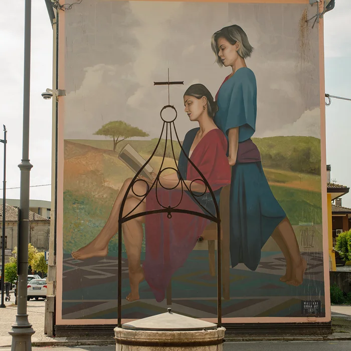 Murale di Donada e Contarina